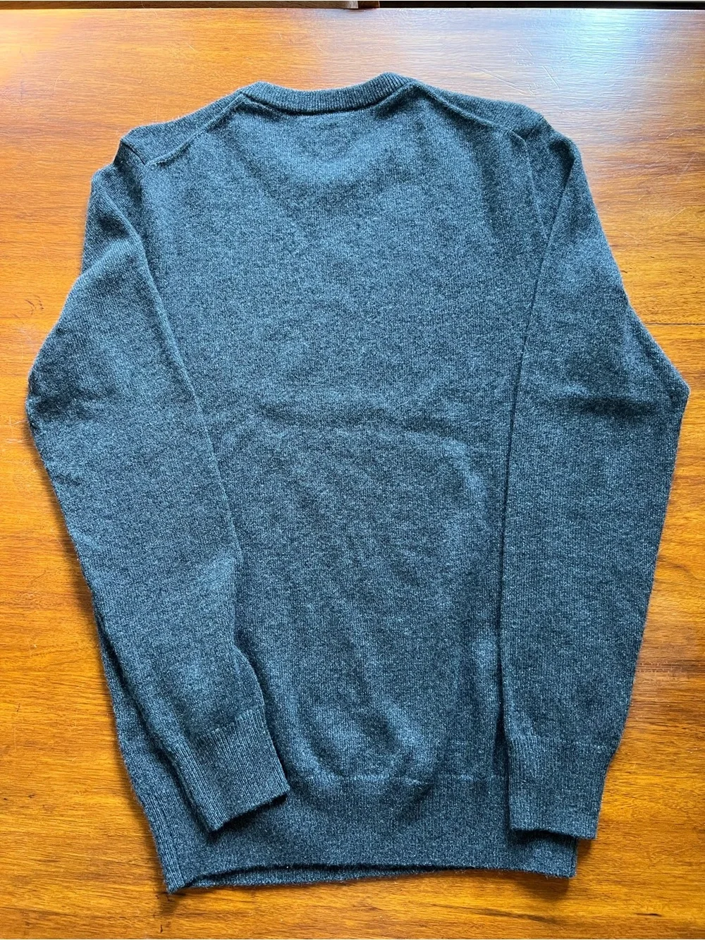 PAIR of J. Crew Men’s 100% Cashmere Gray Crew Neck Sweaters Size XS